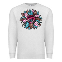 Oatmeal Heather race leopard sunflower Premium Sweatshirt - JahusDesignShop