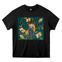 Black wizard boy with mouse Heavy Core Tee - TumblerDesignByShophia