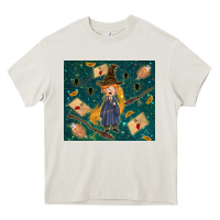 Cream wizard boy with mouse Heavy Core Tee - TumblerDesignByShophia