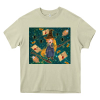 Mossy wizard boy with mouse Heavy Core Tee - TumblerDesignByShophia
