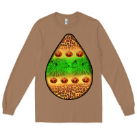 Halloween Pumpkin Teardrop Long Sleeve Tee | Teevron