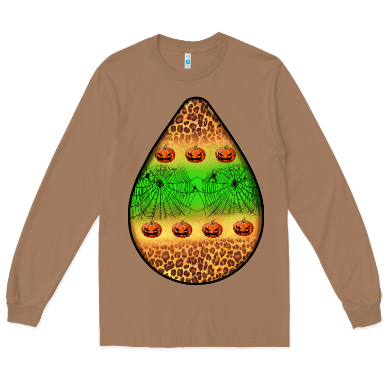 Halloween Pumpkin Teardrop Long Sleeve Tee by BundleAndBundleShop | Teevron