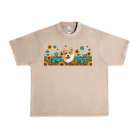 French Oak western corgi dog Urban Heavy Tee - Jasminsmagicworld