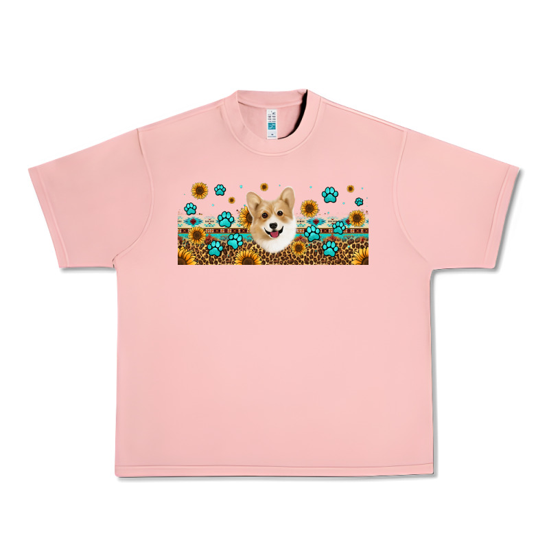 Western Corgi Dog Urban Heavy Tee by Jasminsmagicworld | Teevron