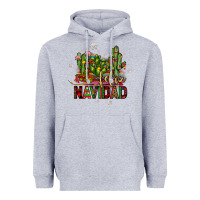 Heather Grey feliz navidad cactus Heavyweight Hoodie - JahusDesignShop