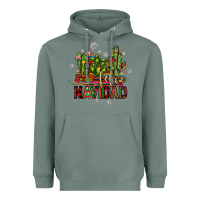 Sage feliz navidad cactus Heavyweight Hoodie - JahusDesignShop