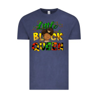 Vintage Denim Little black queen Vintage Tee - FaDigitalArtStudio