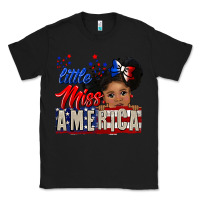 Black little miss america black girl peekaboo Classic Tee - CowGirlArtShop