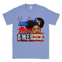 Colony Blue little miss america black girl peekaboo Classic Tee - CowGirlArtShop
