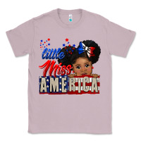 Lilac little miss america black girl peekaboo Classic Tee - CowGirlArtShop