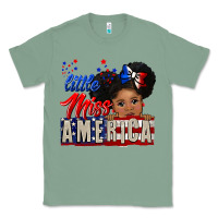 Sage little miss america black girl peekaboo Classic Tee - CowGirlArtShop