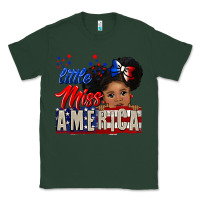 Sports Green little miss america black girl peekaboo Classic Tee - CowGirlArtShop