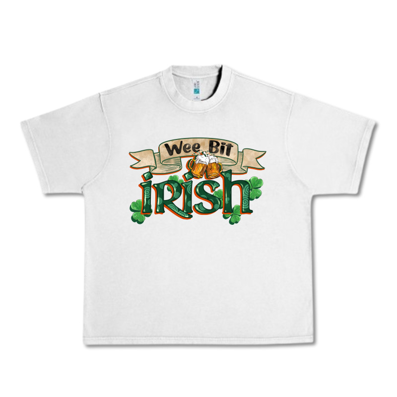 Wee Bit Irish St Patricks Day Urban Heavy Tee by FaDigitalArtStudio | Teevron
