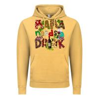 Vintage Mustard Mama Needs A Drink Vintage Hoodie - FaDigitalArtStudio