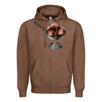 Chestnut Chocolate ice cream Zipper Hoodie - AdoDesignShop