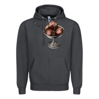 Smoke Chocolate ice cream Zipper Hoodie - AdoDesignShop