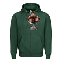 Sports Green Chocolate ice cream Zipper Hoodie - AdoDesignShop