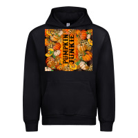 Black Pumpkin Junkie Urban Hoodie - RanaPortraitStore