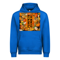 Cobalt Pumpkin Junkie Urban Hoodie - RanaPortraitStore