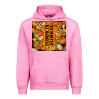 Fuchsia Pink Pumpkin Junkie Urban Hoodie - RanaPortraitStore