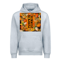 Heather Grey Pumpkin Junkie Urban Hoodie - RanaPortraitStore