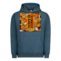 Pigment Midnight Navy Pumpkin Junkie Urban Hoodie - RanaPortraitStore