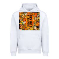 White Pumpkin Junkie Urban Hoodie - RanaPortraitStore