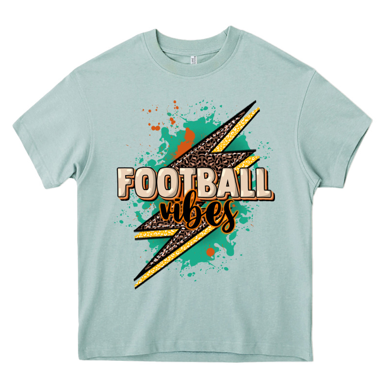 Football Vibes Heavy Core Tee by HowdyJamesFarm | Teevron