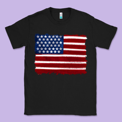American Flag Classic Tee Designed By Artiststas