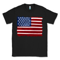 Black american flag Classic Tee - Artiststas