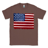 Chestnut american flag Classic Tee - Artiststas