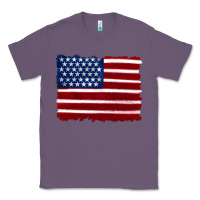 Lavender american flag Classic Tee - Artiststas