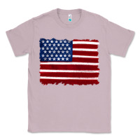 Lilac american flag Classic Tee - Artiststas