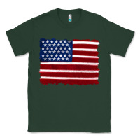 Sports Green american flag Classic Tee - Artiststas