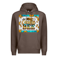 Coffee queen bee Premium Hoodie - LillyAllenDesigns