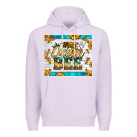 Lilac queen bee Premium Hoodie - LillyAllenDesigns
