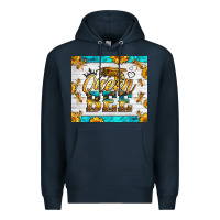 Navy queen bee Premium Hoodie - LillyAllenDesigns