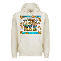 Oatmeal Heather queen bee Premium Hoodie - LillyAllenDesigns