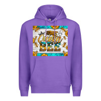 Purple queen bee Premium Hoodie - LillyAllenDesigns
