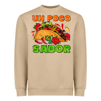 Mushroom un poco sabor with taco and pepper Heavyweight Sweatshirt - AdoDesignShop