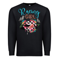 Black racing girl Premium Sweatshirt - JahusDesignShop