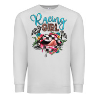 Dove Grey racing girl Premium Sweatshirt - JahusDesignShop