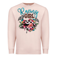 Pale Pink racing girl Premium Sweatshirt - JahusDesignShop