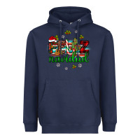 Navy feliz navidad Heavyweight Hoodie - JahusDesignShop