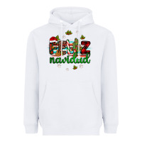 White feliz navidad Heavyweight Hoodie - JahusDesignShop