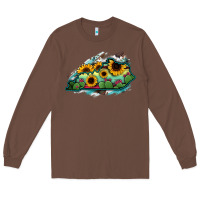Chestnut Kentucky map sunflower cactus serape Long Sleeve Tee - RanaPortraitStore