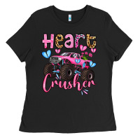 Black heart crusher olivia Ladies Tee - OliviaCreatesArt