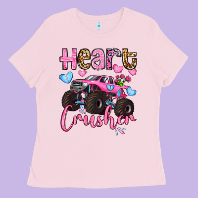 Heart Crusher Olivia Ladies Tee Designed By Oliviacreatesart