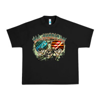 Black All American boy 4th of july Urban Heavy Tee - FaDigitalArtStudio