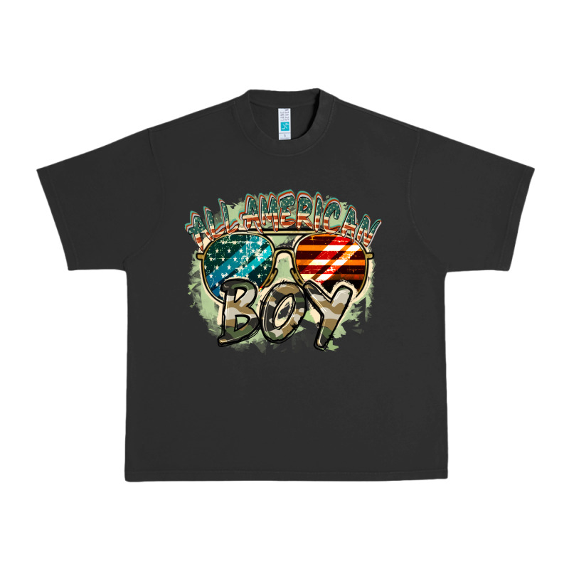 All American Boy 4th Of July Urban Heavy Tee by FaDigitalArtStudio | Teevron